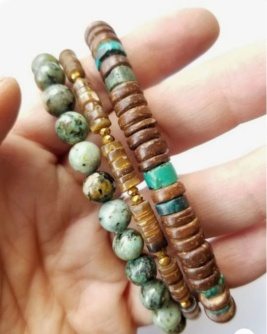 Weathered Surfer Bracelet Set