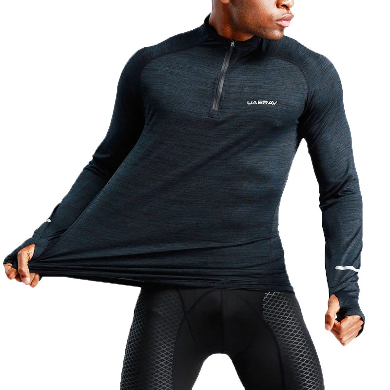 Men's Performance Compression Zip Pullover