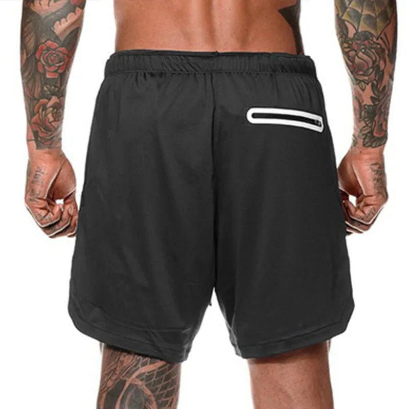 Mens Running Shorts 2 in 1