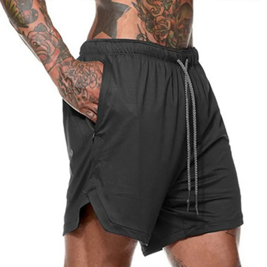 Mens Running Shorts 2 in 1