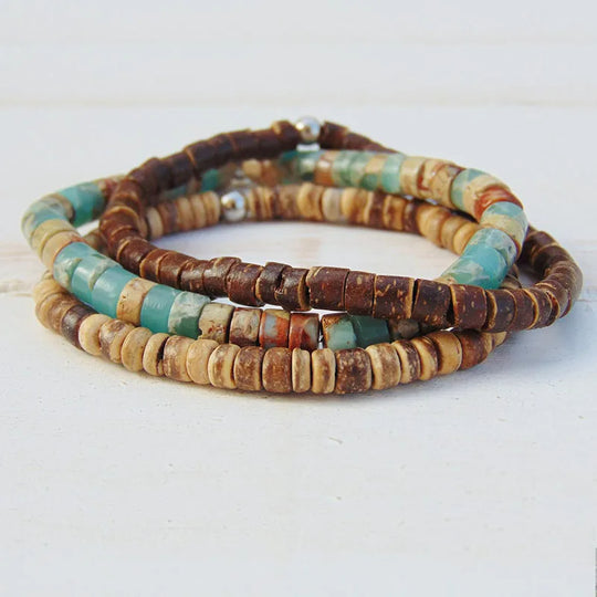 Surfer Beaded Bracelet Set