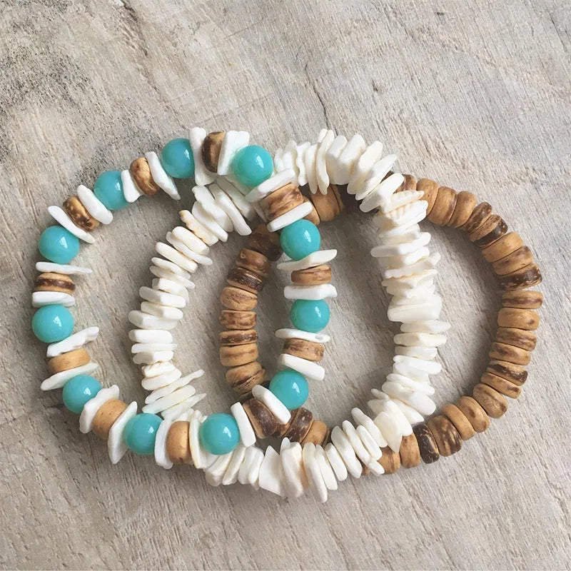 Surfer Beaded Bracelet Set