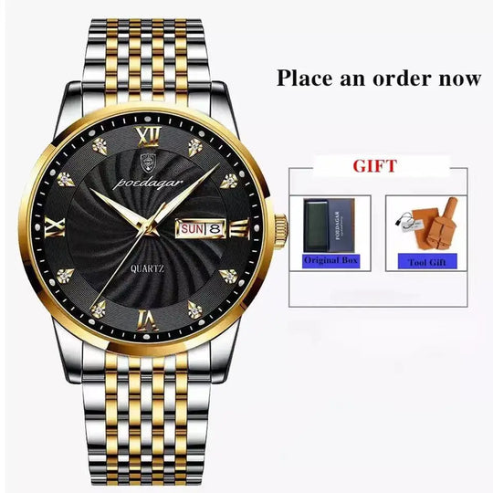 Men's Luxury Stainless Steel Watch