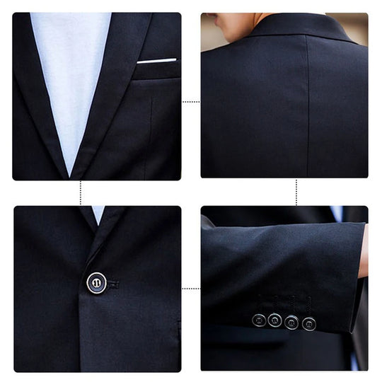 Luxury Men's Business Suit Set