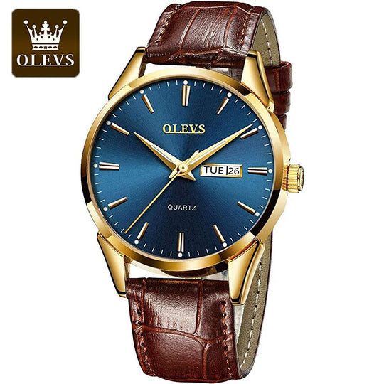 OLEVS Mens Luxury Quartz Watch