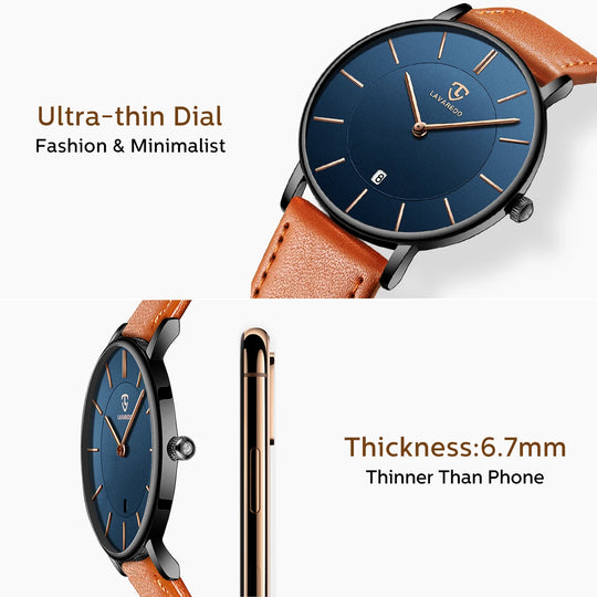 Men's Minimalist Analog Watch