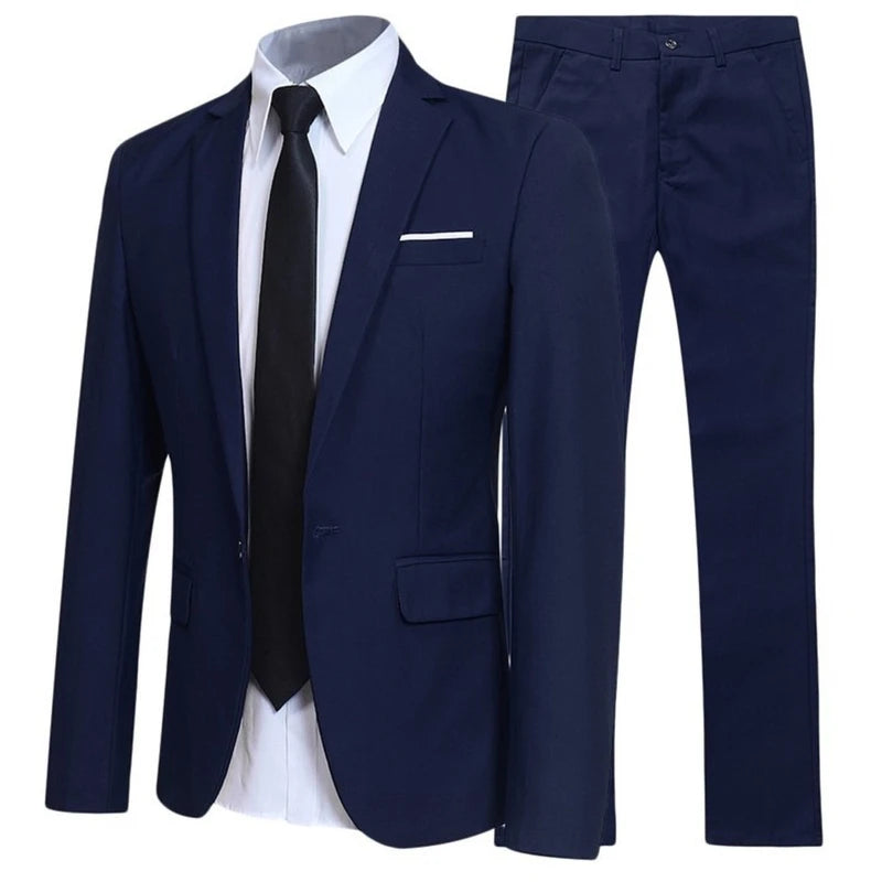 Luxury Men's Business Suit Set