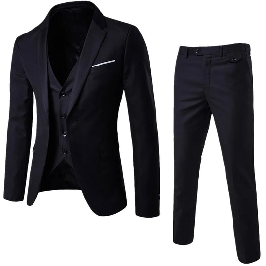 Luxury Men's Business Suit Set